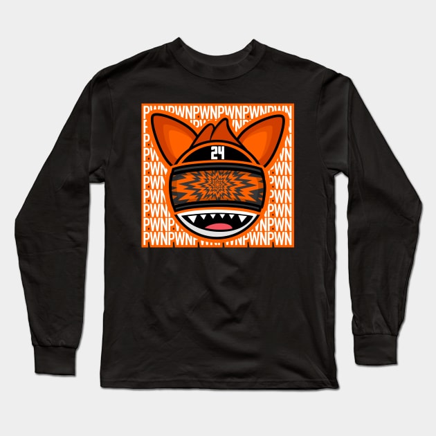 PWN VR Gamer Fox PWNZR Long Sleeve T-Shirt by MOULE